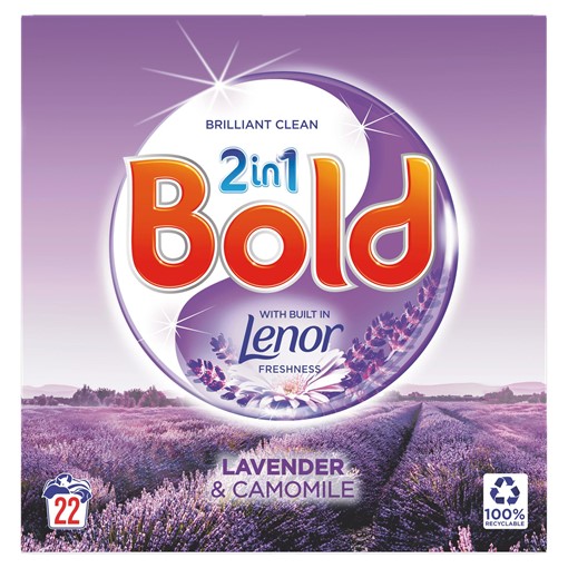 Picture of Bold 2in1 Washing Powder Lavender & Camomile 1.43Kg 22 Washes
