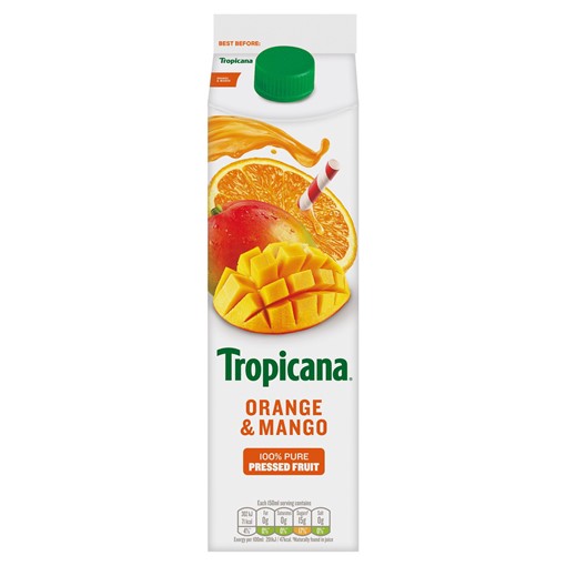 Picture of Tropicana Orange & Mango Juice 850ml
