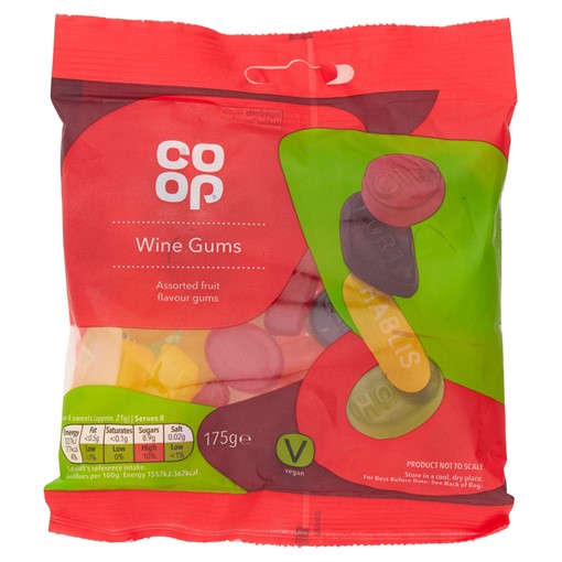 Picture of Co-op Wine Gums 175g