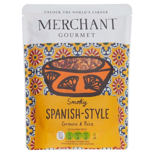 Picture of Merchant Gourmet Smoky Spanish-Style Grains & Rice 250g