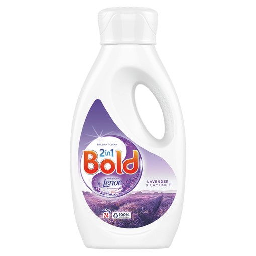 Picture of Bold 2in1 Washing Liquid Lavender & Camomile 840ML, 24 Washes