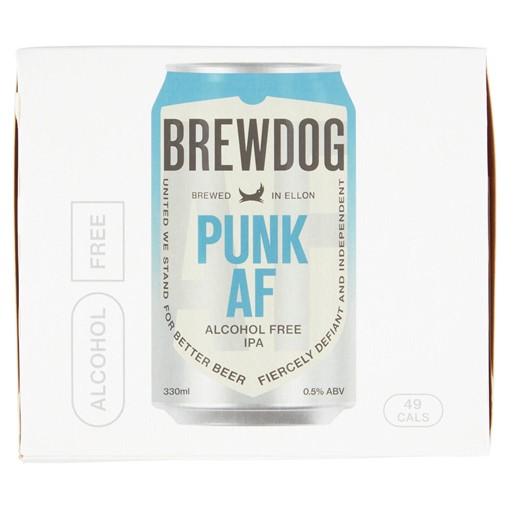 Picture of BrewDog Punk Alcohol Free IPA 4 x 330ml