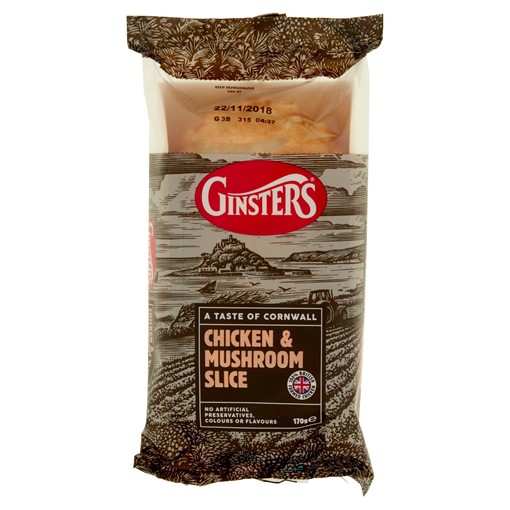 Picture of Ginsters Chicken & Mushroom Slice 170g