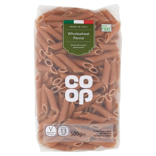 Picture of Co-op Wholewheat Penne 500g