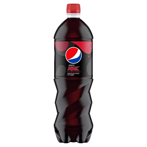 Picture of Pepsi Max Raspberry No Sugar Cola Bottle 1.25L
