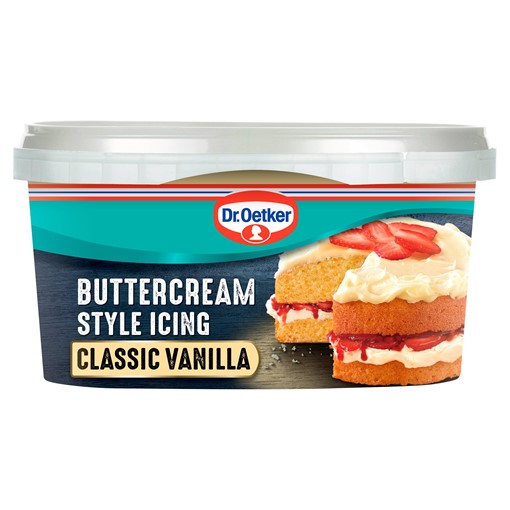 Picture of Dr. Oetker Classic Vanilla Buttercream Style Icing 400g