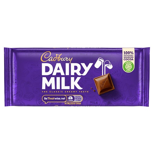 Picture of Cadbury Dairy Milk Chocolate Bar 110g