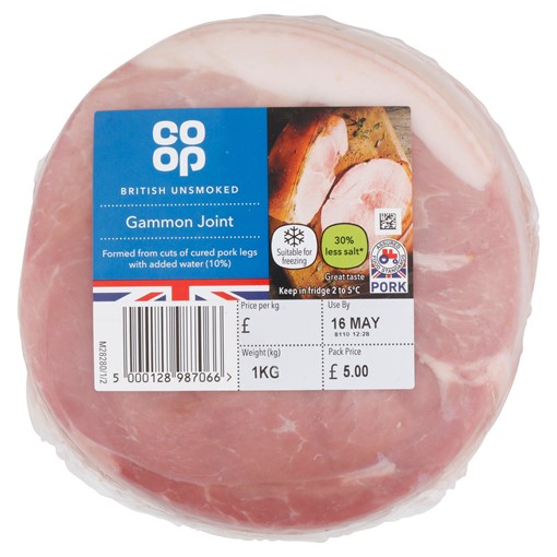 Picture of Co Op British Unsmoked Gammon Joint