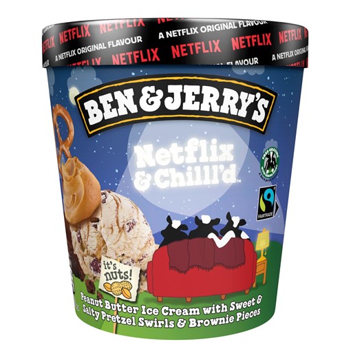 Picture of Ben & Jerry's Netflix & Chilll'd Ice Cream 465 ml