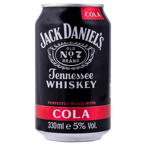 Picture of Jack Daniel's Tennessee Whiskey & Cola 330 mL