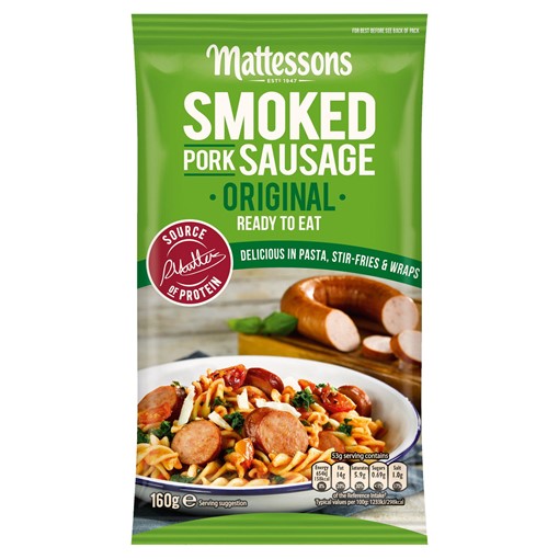 Picture of Mattessons Smoked Pork Sausage Original 160g