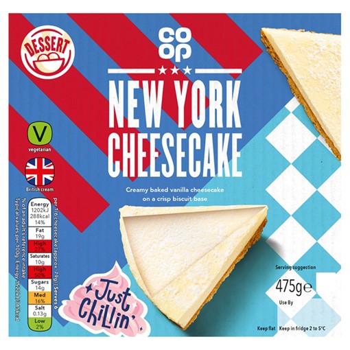 Picture of Co-op New York Cheesecake 475g