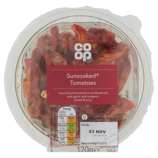 Picture of Co-op Sunsoaked Tomatoes 120g