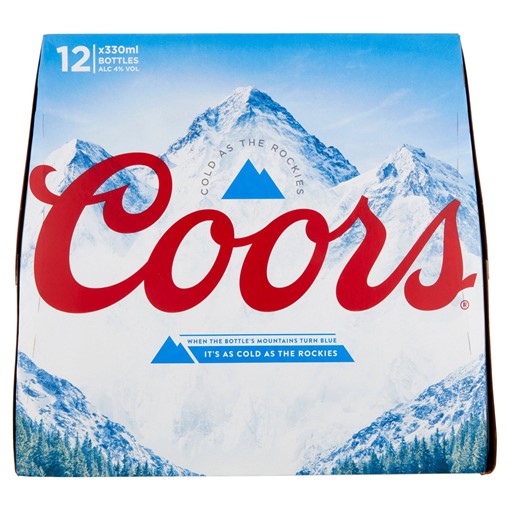 Picture of Coors Lager Beer 12 x 330ml
