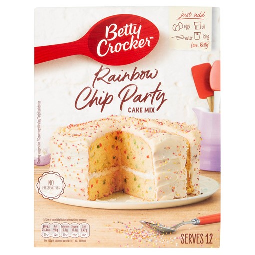 Picture of Betty Crocker Rainbow Chip Party Cake Mix 425g