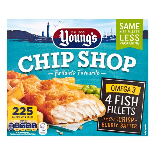 Picture of Youngs Chip Shop 4 Omega 3 Fillets