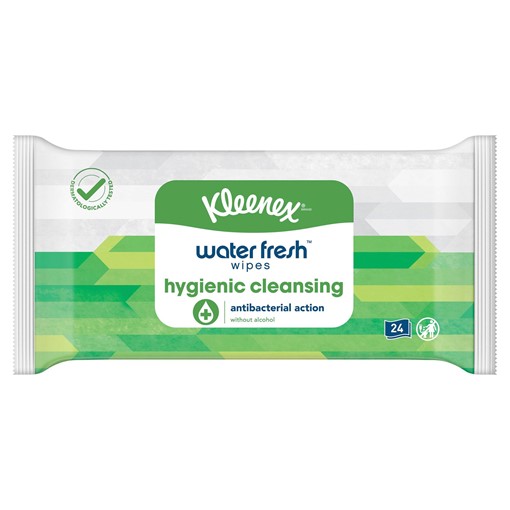 Picture of Kleenex® Water Fresh Wipes Hygienic Cleansing 24sc x 20