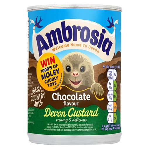 Picture of Ambrosia Chocolate Flavour Devon Custard 400g