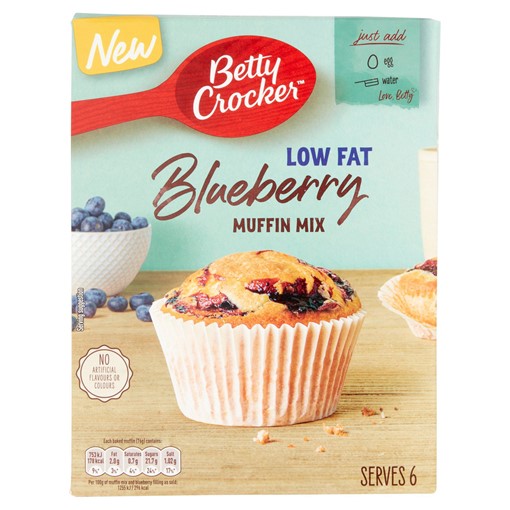 Picture of Betty Crocker Low Fat Blueberry Muffin Mix 335g