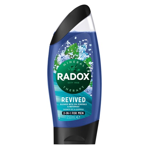 Picture of Radox Revived 2-in-1 Shower Gel & Shampoo 250 ml