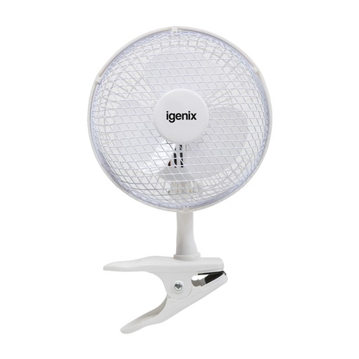 Picture of Igenix 6 Inch Clip Fan in White DF0