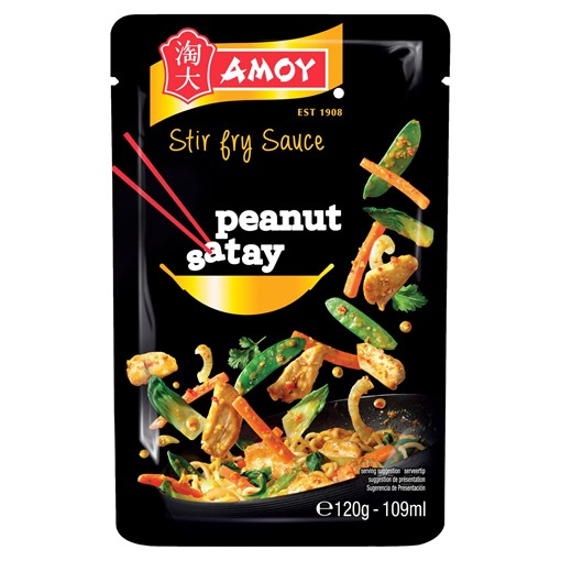 Picture of Amoy Peanut Satay Stir Fry Sauce 120g