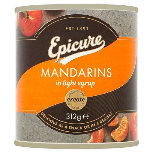 Picture of Epicure Mandarins in Light Syrup 312g
