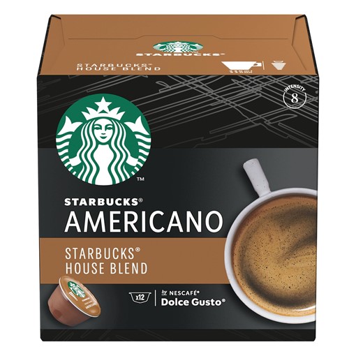 Picture of Starbucks by Nescafé Dolce Gusto House Blend Medium Roast Coffee Pods 12 Pods Per Box