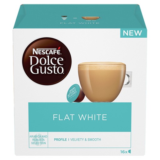 Picture of Nescafe Dolce Gusto Flat White Coffee Pods x 16