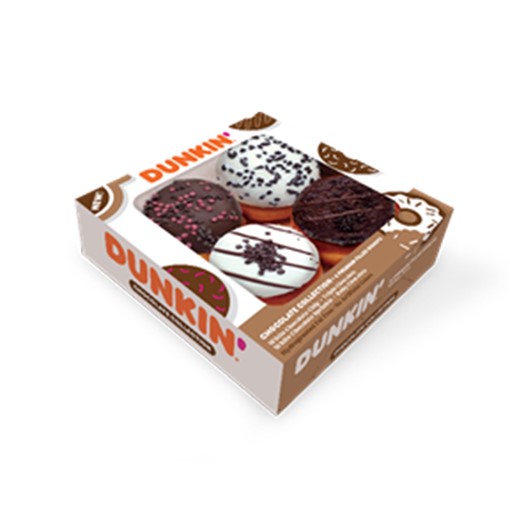 Picture of Dunkin Donut Chocolate Lovers 4 pac