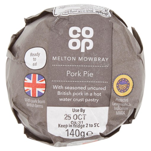 Picture of Co-op Melton Mowbray Pork Pie 140g