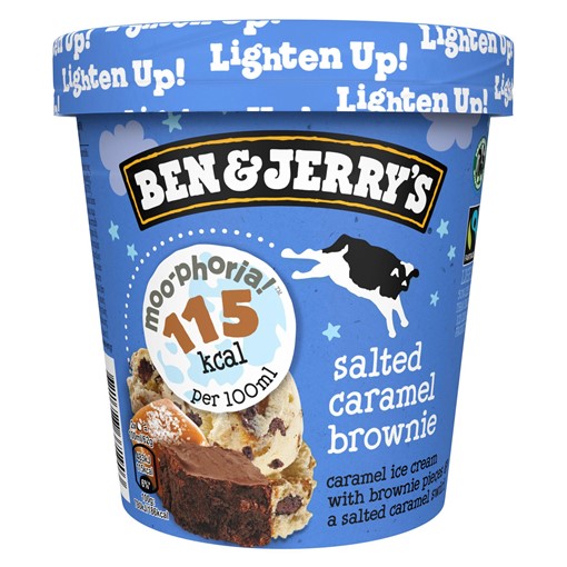 Picture of Ben & Jerry's  Light Ice Cream Moo-phoria Salted Caramel Brownie 465 ml