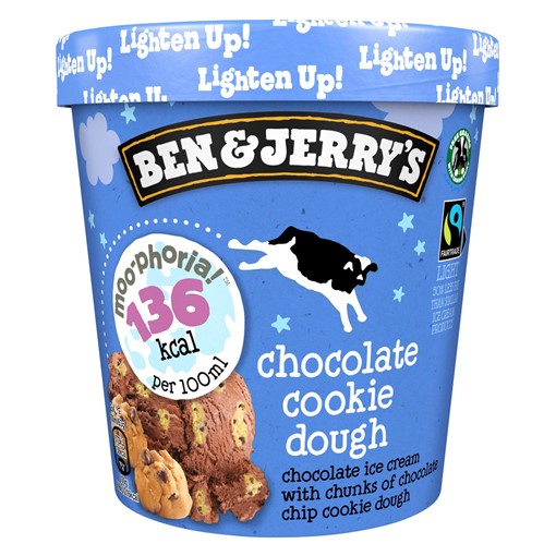 Picture of Ben & Jerry's Moo-phoria Chocolate Cookie Dough Light Ice Cream 465 ml