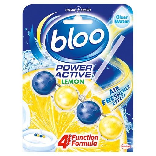 Picture of Bloo Power Active Lemon Toilet Rim Block 50g