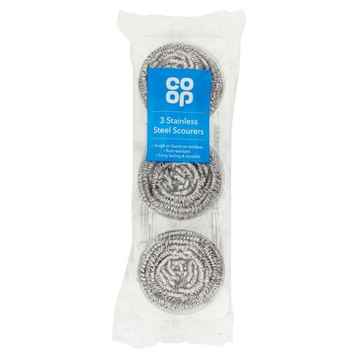 Picture of Co Op 3 Stainless Steel Scourers