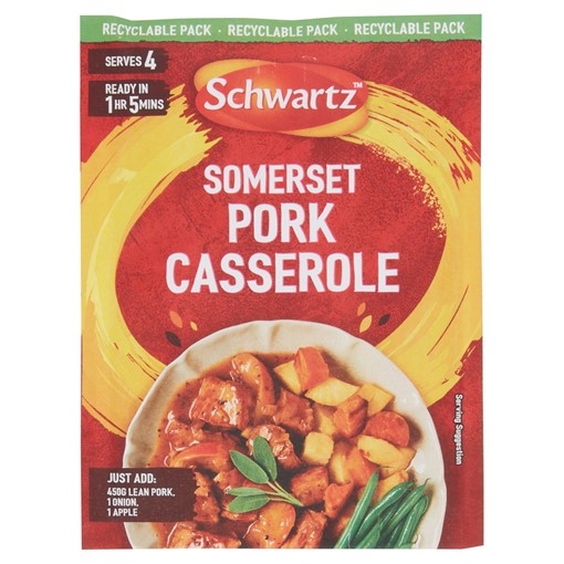 Picture of Schwartz Somerset Pork Casserole Recipe Mix 36g