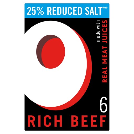 Picture of Oxo 6 Reduced Salt Beef Stock Cubes 35g