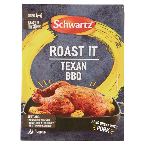 Picture of Schwartz Roast It Texan BBQ Recipe Mix 25g
