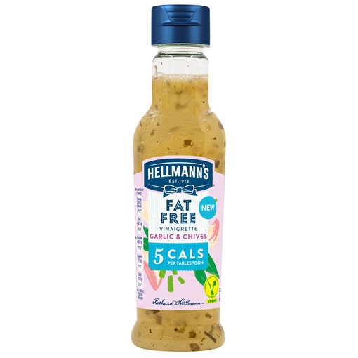Picture of Hellmann's Garlic and Chive Salad Dressing 210 ml