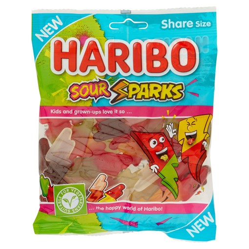 Picture of HARIBO Sour Spark Bag 175g