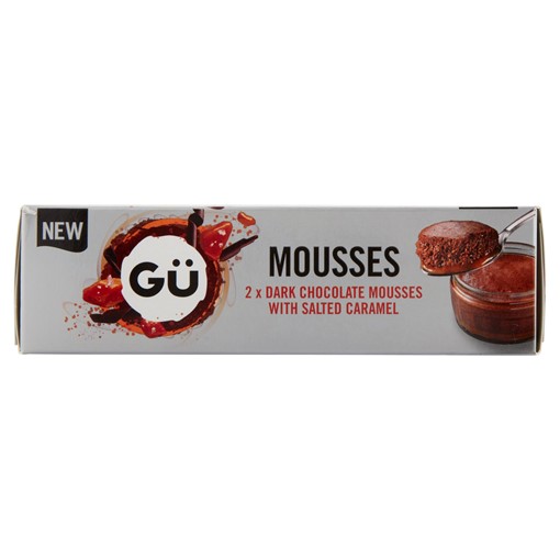 Picture of Gü Dark Chocolate Mousses with Salted Caramel Desserts 2 x 70g