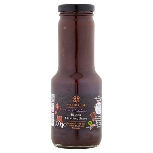Picture of Co-op Irresistible Belgian Chocolate Sauce 300g