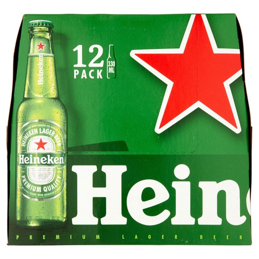 Picture of Heineken Lager Beer 12 x 330ml Bottles