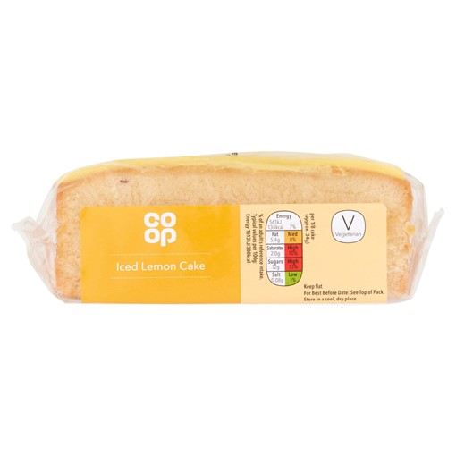 Picture of Co-op Iced Lemon Cake