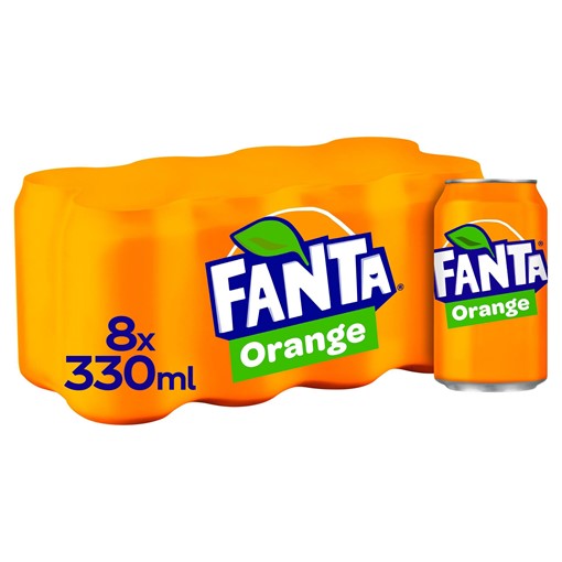 Picture of Fanta Orange 8 x 330ml