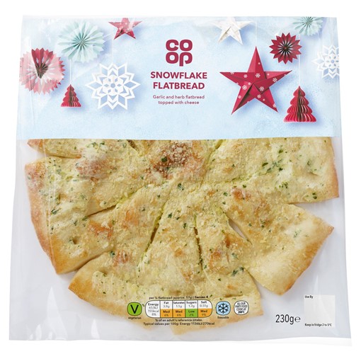 Picture of Co-op Snowflake Flatbread 230g