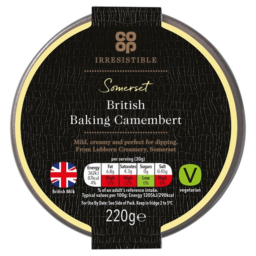 Picture of Co-op Irresistible Baking Camembert