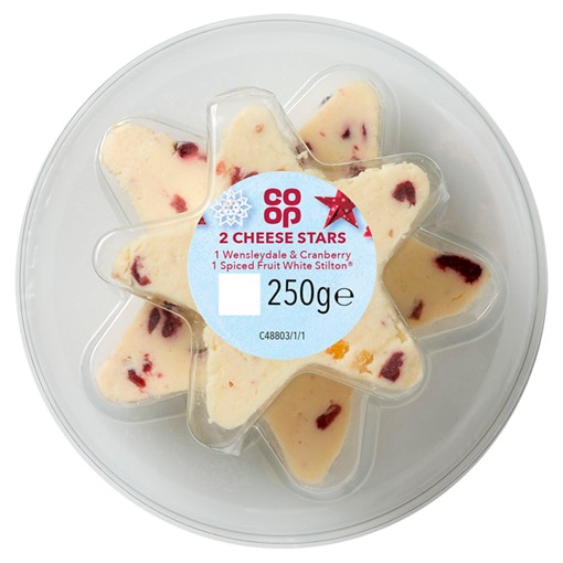 Picture of Co-op 2 Cheese Stars 250g