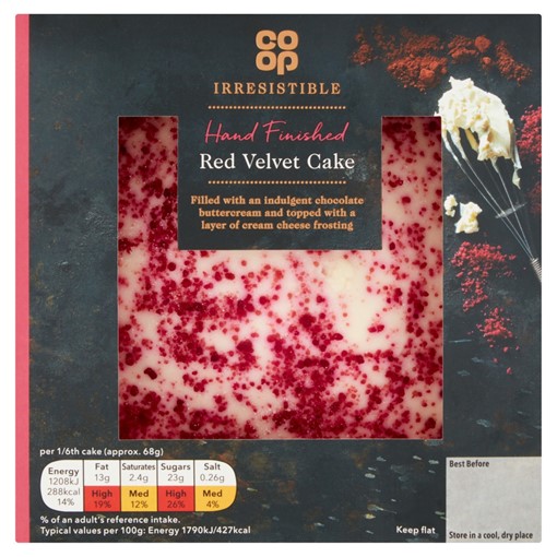 Picture of Co-op Irresistible Hand Finished Red Velvet Cake