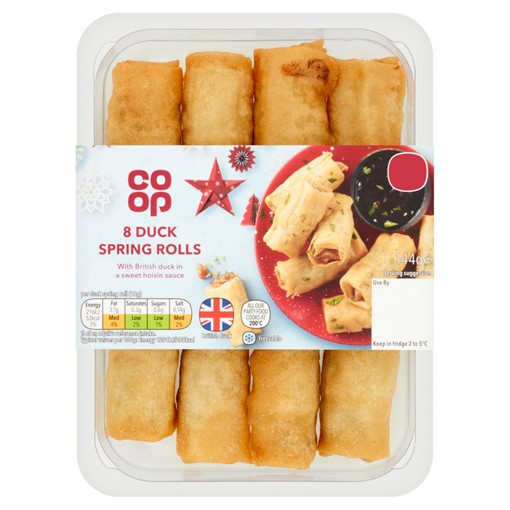 Picture of Co-op Mini Duck Spring Rolls 144G